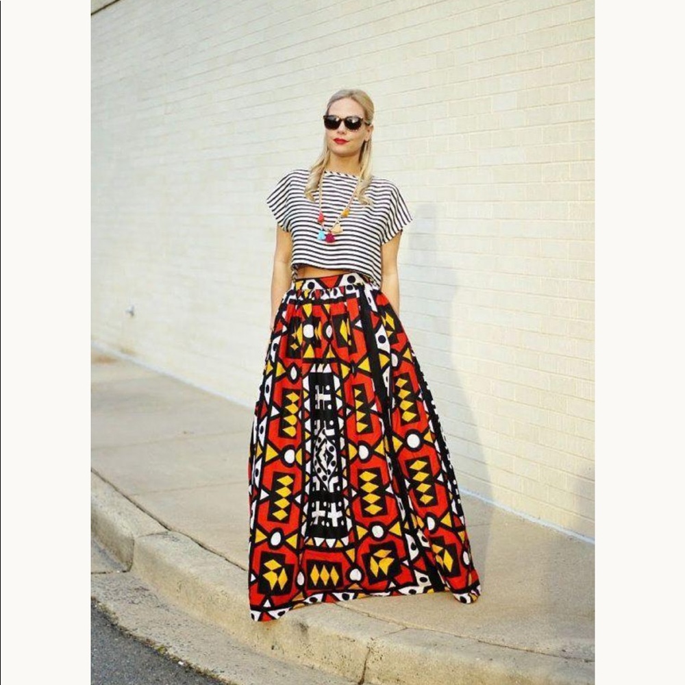 Resort Maxi Skirt (Red) NWOT